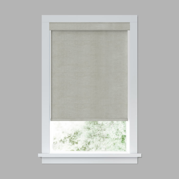 LEVOLOR Custom Cordless Room Darkening Roller Shades, Heathered in